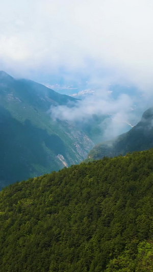 航拍长江三峡祖国大好河山大自然46秒视频
