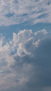延时拍摄蓝天白云天空流动的云阳光光线自然天气素材阳光素材视频