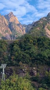 安徽黄山风景区缆车实拍视频合集世界文化遗产视频
