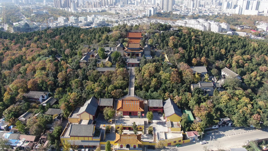 航拍江苏徐州云龙山5A景区视频