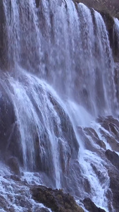九寨沟瀑布实拍诺日朗瀑布视频