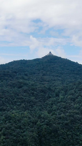 湖南张家界天门山5A景区竖屏航拍视频