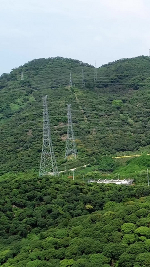 电力输送深圳塘朗山公园55秒视频