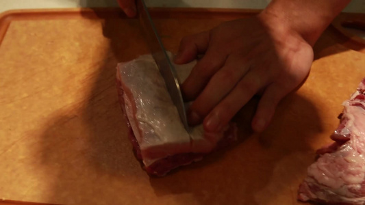 切牛腩肉切牛肉视频