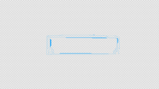科技方框元素视频带透明度通道视频