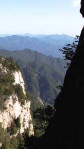 航拍平顶山5A风景区尧山骆驼峰视频大自然视频