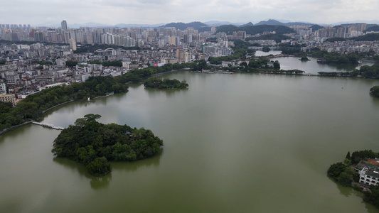 惠州西湖航拍视频