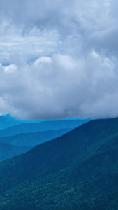 延时国道214山峰云彩素材旅游景点视频