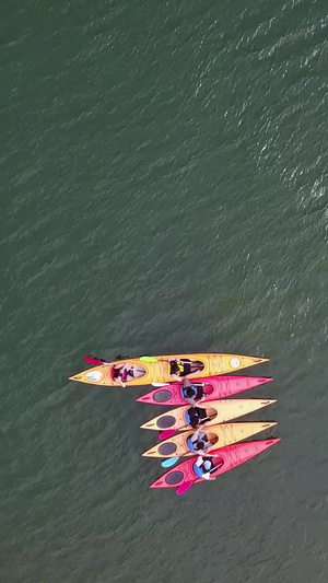 【旅游宣传片】浙江杭州千岛湖皮划艇合集自然风光73秒视频