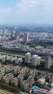 江苏南京城市宣传片高架车流建筑视频视频