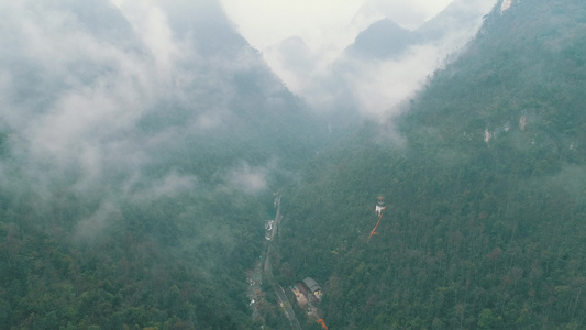 贵州省黔南州荔波小七孔5A景点航拍视频