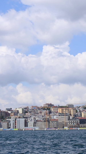 著名旅游城市伊斯坦布尔城市延时风光土耳其24秒视频