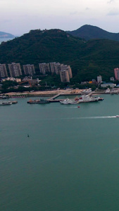 度假胜地海南三亚港湾自然风光视频素材视频