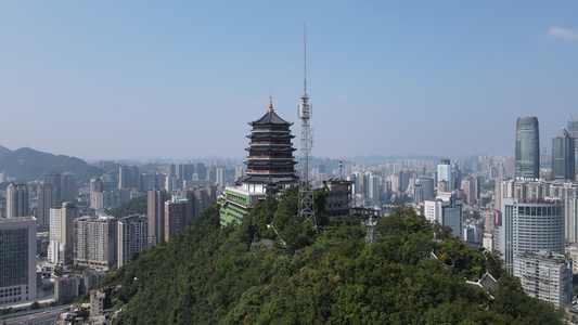 贵阳东山寺航拍视频[乌石]视频