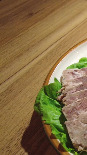 餐饮美食中餐小吃牛肉素材中餐素材52秒视频