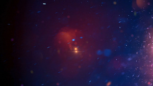 唯美星空粒子背景14秒视频