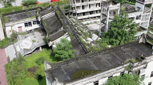 四川汶川映秀镇漩口中学地震遗址[强震]视频