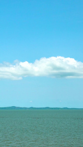 泰国帕他仑宋卡湖湖心岛淡水湖延时视频