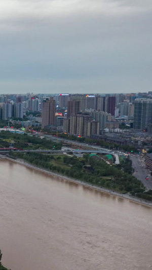 渭河泄洪城市14秒视频