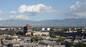山西忻州古城延时摄影4K视频24秒视频