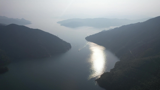 湖南郴州东江湖5A景区航拍视频