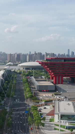 上海世博轴中华艺术宫黄浦江141秒视频