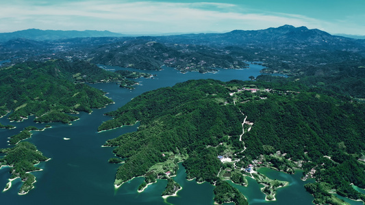 水库湖泊自然风光视频