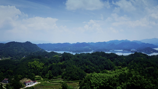 水库湖泊自然风光视频