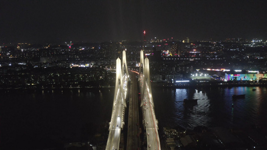 广州番禺洛溪大桥视频