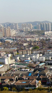 航拍江苏镇江城市建筑风光全景视频旅游目的地视频