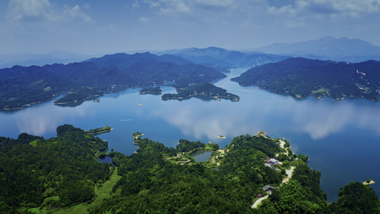 水库湖泊自然风光视频