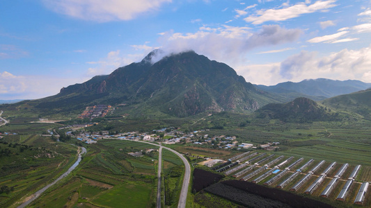 绥中三山风景区航拍素材美景素材视频