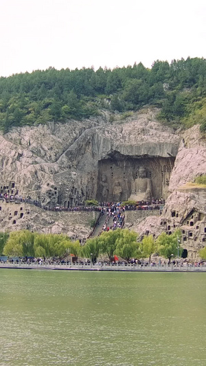 龙门石窟5A景区64秒视频