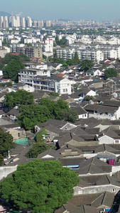 苏州老城区风光七里山塘城市风光视频