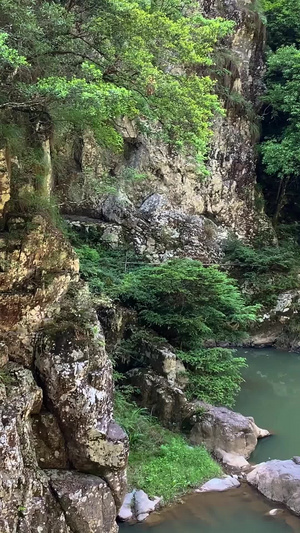 实拍5A景区鸳鸯溪景点小巫峡实拍合集国家自然遗产52秒视频