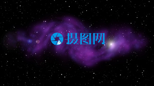 唯美粒子星云logo演绎片头ae模板12秒视频