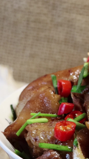 红烧猪蹄美食实拍素材美味猪蹄31秒视频