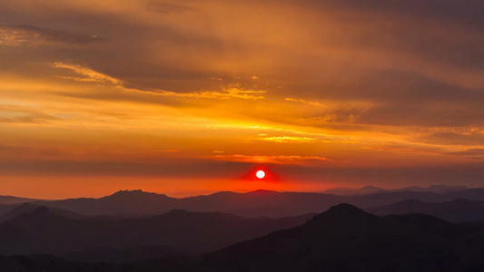 日落夕阳视频