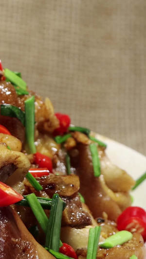 红烧猪蹄美食实拍素材美味猪蹄31秒视频