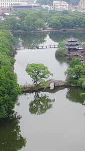 浙江临海台州府城东湖景区台州航拍视频