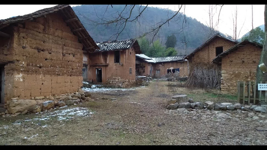 航拍乡村风景视频