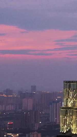 航拍城市天际线高楼写字楼商务中心办公环境灯光素材高楼素材66秒视频