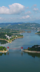 安康瀛湖航拍安康旅游视频