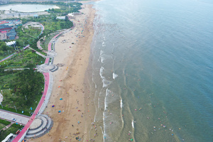 青岛海水浴场20秒视频