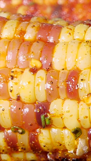 香烤玉米糯玉米46秒视频