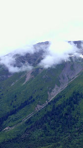 航拍高山山脉云海视频