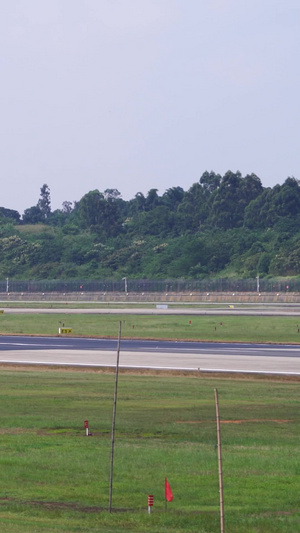 中国南方航空客机降落视频素材打飞机56秒视频