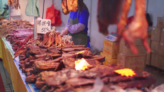 年味 腊肠 腊肉视频