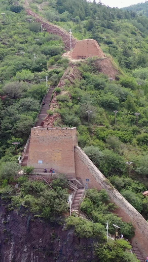 河北张家口大境门长城张家口旅游32秒视频