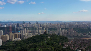 重庆鸿恩寺森林公园航拍素材68秒视频